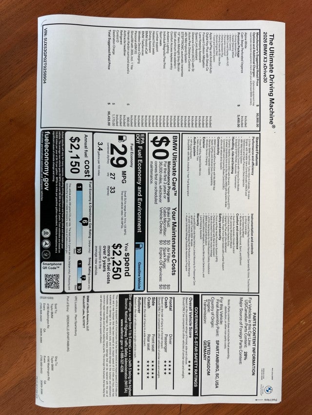 2026 BMW X3 30 xDrive