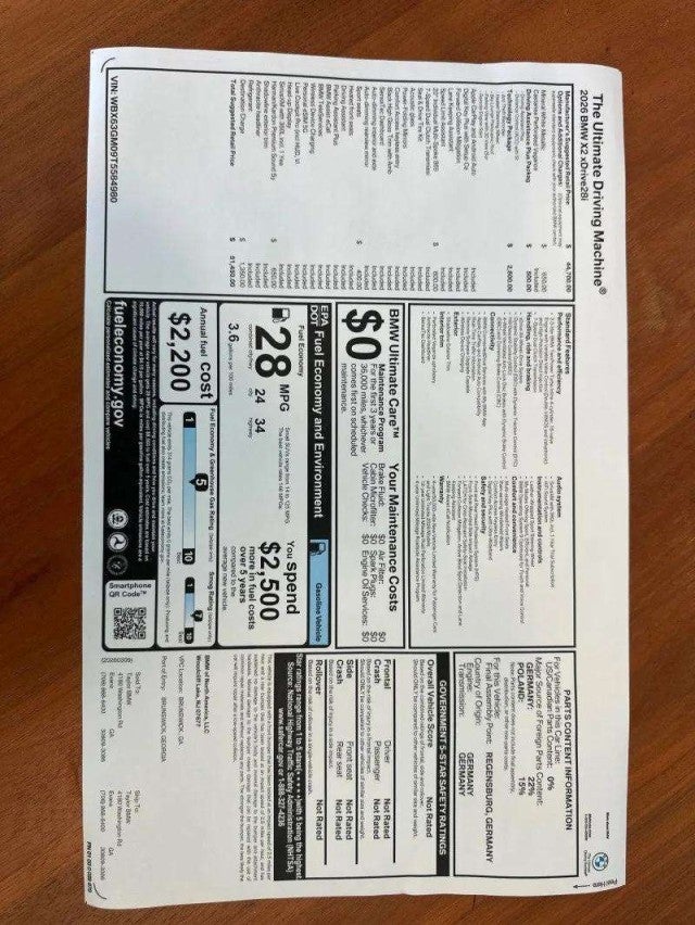 2026 BMW X2 xDrive28i
