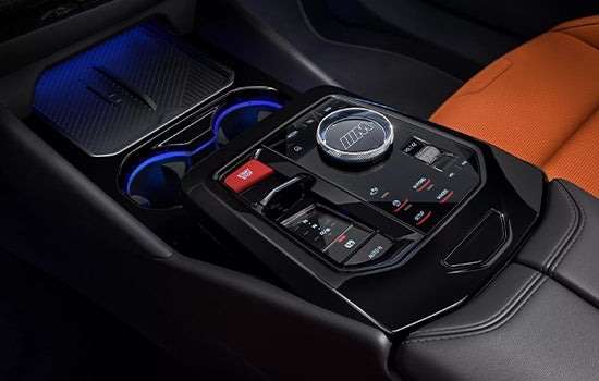 The M-specific center console. | Taylor BMW in Evans GA