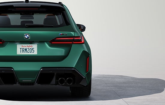 Rear shot of BMW M5 Touring showing the flared wheel arches. | Taylor BMW in Evans GA