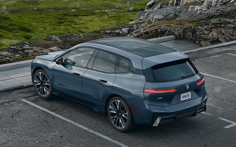 The BMW iX parked in a parking spot. | Taylor BMW in Evans GA