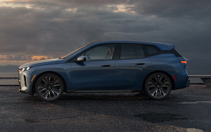 The BMW iX parked sideways shot. | Taylor BMW in Evans GA