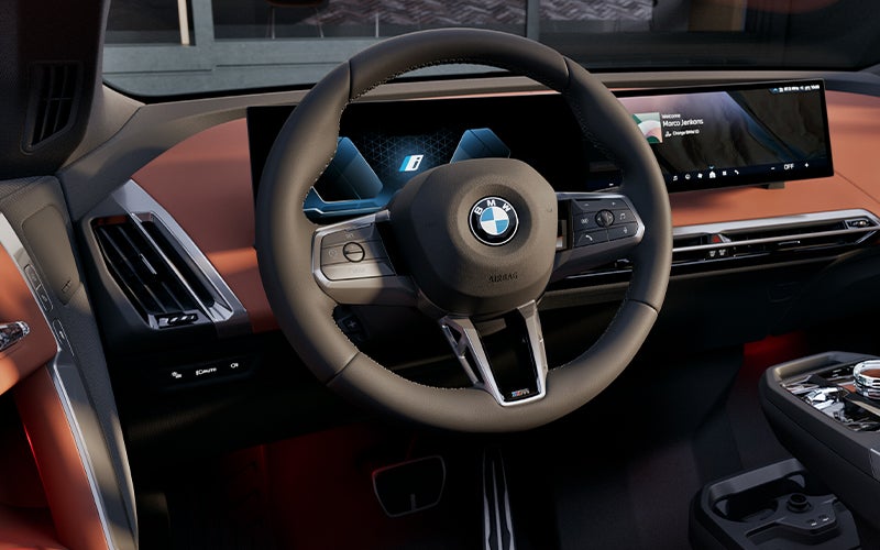 The BMW iX steering wheel. | Taylor BMW in Evans GA