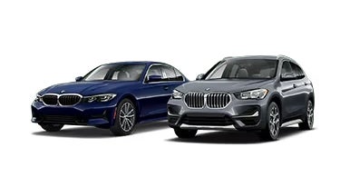 Navy blue and dark grey BMW image icons. | Taylor BMW in Evans GA